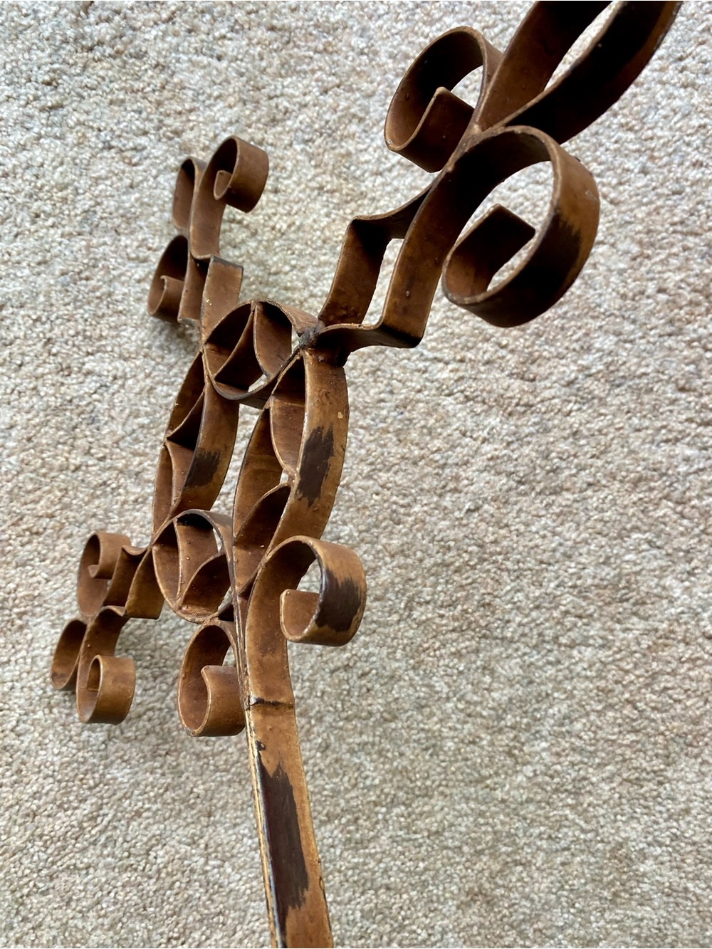 Rustic Metal Cross Wall Decor - Picture 5 of 10